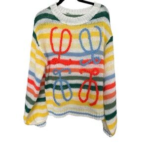 XL lightweight summer spring colorful sweater